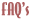 FAQ's